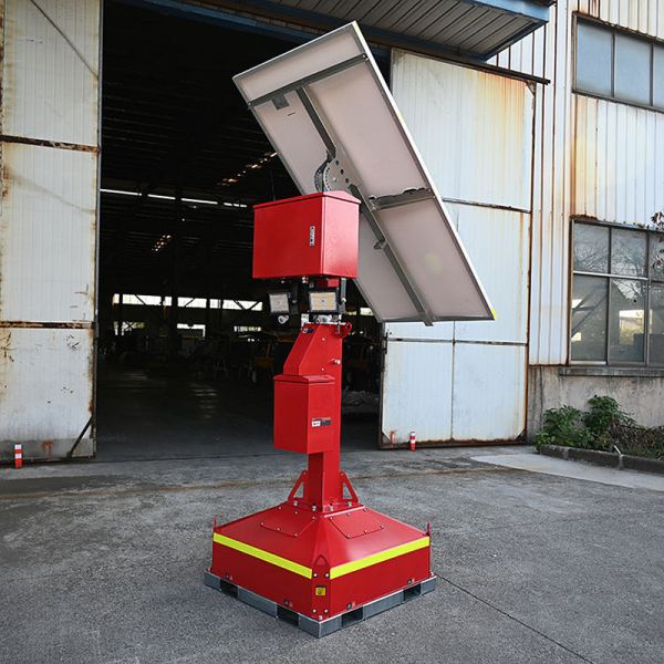 Simple Solar Light Tower Quick Deployment  Mast Height 3.5M Quick Deployment Telescopic Solar LED Light Tower