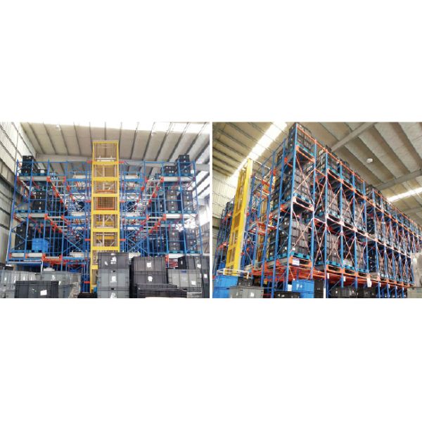 Four-Way Shuttle Pallet ASRS Room Temperature Warehouse Automatic Storage and Retrieval System Radio Shuttle Racking