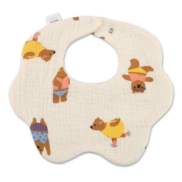 Durable Quality Infant Bibs Feeding the Baby of Cotton in Multiple Color