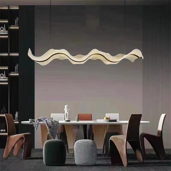 YLIGHTING Restaurant Créatif Salon Hôtel Lustre Moderne Luxe Lumière Bar Designer Ruban Art Lustre