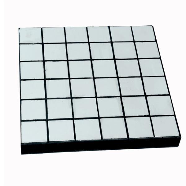 Плита носки глинозема ZTA 99% керамическая выравнивая подпертое стальное