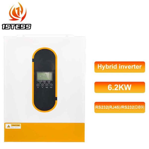 6500W PV Array 6200W Output 48V Single Phase High Voltage MPPT Pure Sine Wave Inverter for House Backup