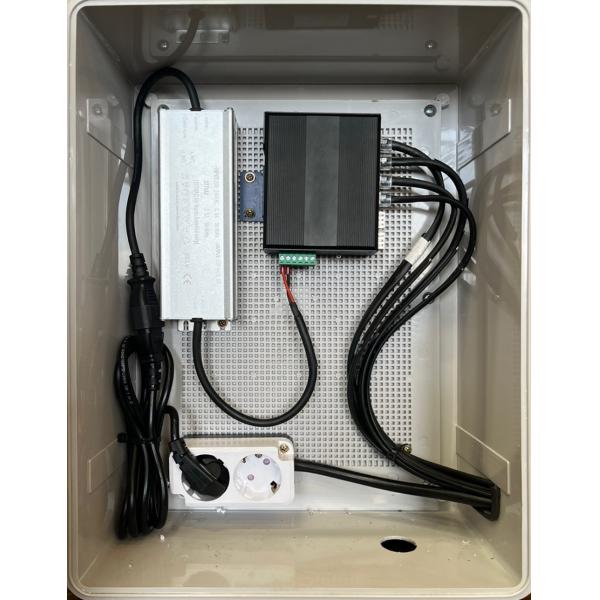 Промышленный неуправляемый коммутатор PoE Fast Ethernet SFP Fiber Rugged Network 120W DC48V