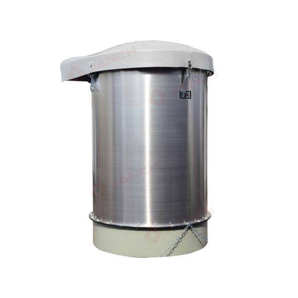 Silo Vent Dust Collector 1100x1100x1400mm Stainless Steel Vibration Cleaning