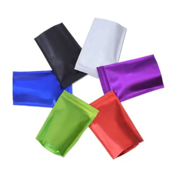 Custom Printed Resealable Multicolor Aluminum Foil Bags Food Packaging Bag Stand up Pouch for Food Packaging
