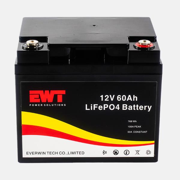 Sistema de energia de reserva LiFepo4 12v 60ah Bateria