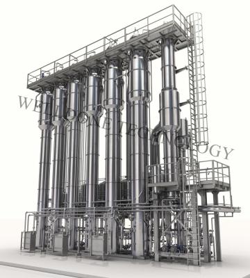 Collagen / Soybean Protein 10000KGS/H Thin Film Evaporator