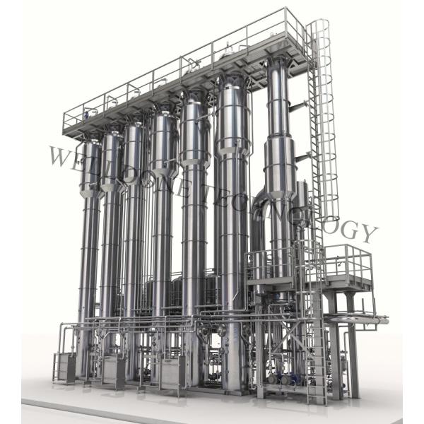 Испаритель тонкого фильма протеина 10000KGS/H коллагена/сои