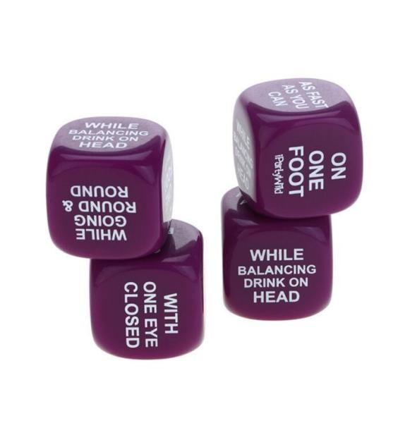 Funny 25MM Acrylic Joke Dice With Custom Printing Six Side,Cheap Wholesale Price, For Game And Homework Jokes
