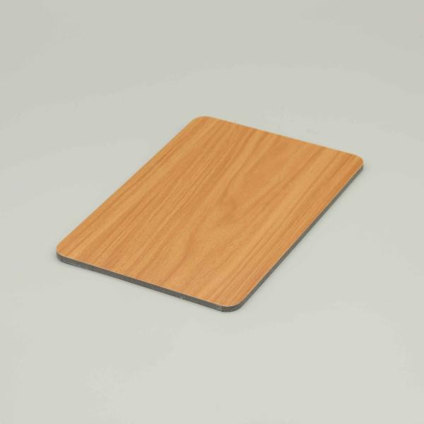 Scratch-resistant  Swiss pear wood Aluminum Composite Panel 4MM 1.22*2.44m outdoor wall panel
