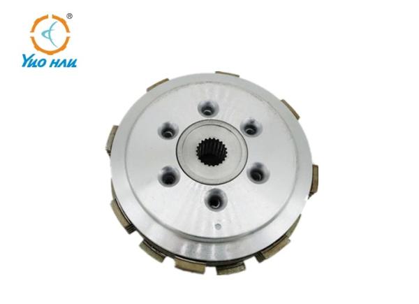 6 Hole 6 Plates Honda  CBZ UNICON  Motorcycle Clutch Center Comp / Motorcycle Clutch Parts ADC12 Silver