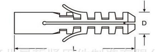 Стальные винты головы наговора ДИН571 с пластиковой шпонкой 10/100 для штырей анкера мебели