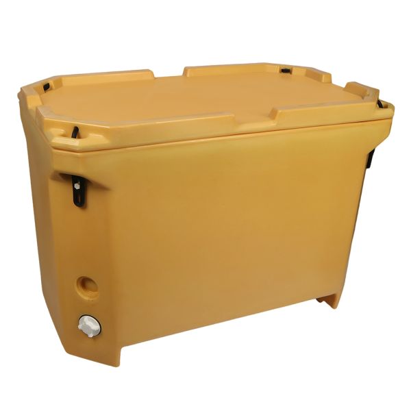 220L Capacity Rotomolded Cooler Box with 5.0 Days Ice Detention and 50mm Thick PU Foam Insulation