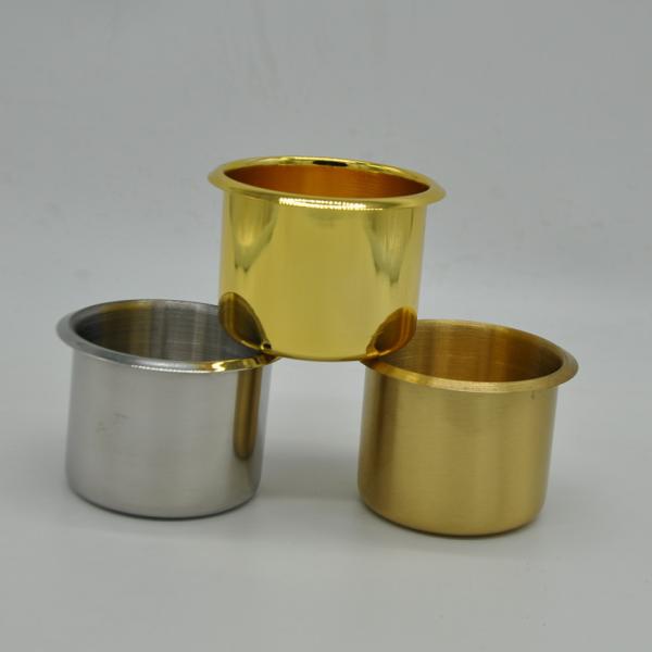 Stainless steelfolding cupholder for the caravan motorhomes gold-plating cup bracket for the RV and boat