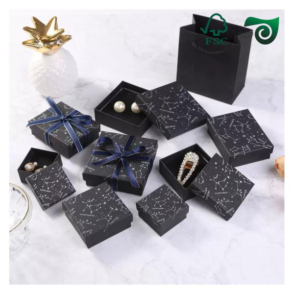 FSC 300gsm 350gsm Uniform Black Paper  70cm 100cm  High Rigidity For Hang Tags