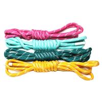 Hockey plat lacets de chaussures personnalisés patin à roulettes cordons de chaussures personnalisés bleu jaune rose