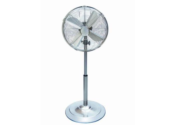 Matellic Safety Grill Electric Stand Fan Heavy Duty Round Base 4 Blade 50W