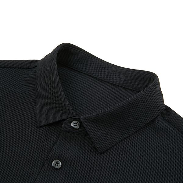 Black White Brown Seamless Cotton Fabric For Men Logo Polo T Shirt Custom Printing