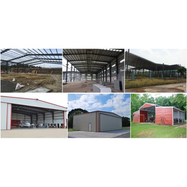 Single Span Steel Framed Farm Buildings , Metal Storage Garage Building Eco Friendly