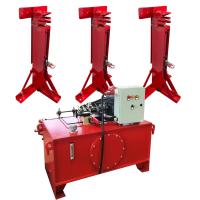 Sistema de elevação hidráulico vermelho ou personalizado acessível para elevação de tanques de silos de grãos
