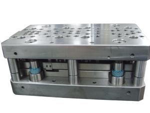 Female Terminal Progressive Sheet Metal Dies Press Tool Two Row Cavity Small