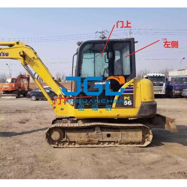 ПК56-7 правое заднее закаленное стекло в переднем ветровом стекле и верхних дверях автомобиля и окнах экскаватора