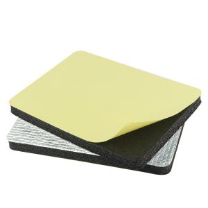 Самоклеящаяся XPE HVAC изоляционная пень Ламинированная серебряная алюминиевая фольга для трубопроводов