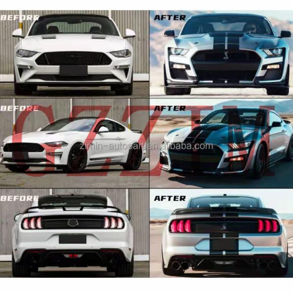 Ford Mustang 2018-2020 Изменение на CT500 Автомобиль Передний задний бампер кузовный комплект