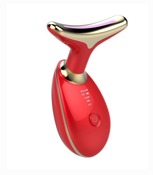 EMS Neck Rejuvenating Device 2.5W 3.7V 500mAh Light Therapy Face Massager