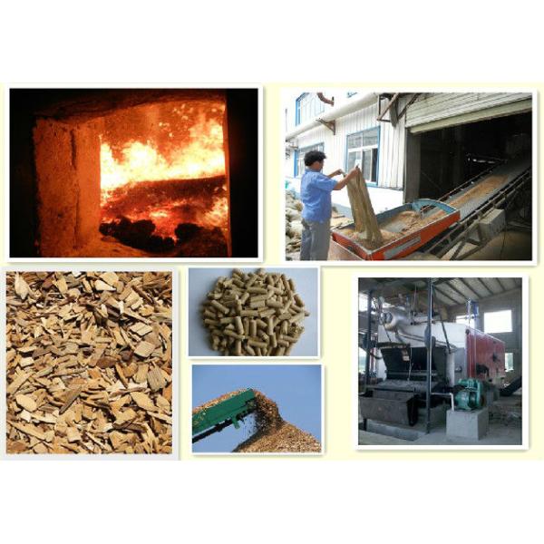 2000 Kg Rice Husk Steam Boiler Industrial Equipment For Textile Mill