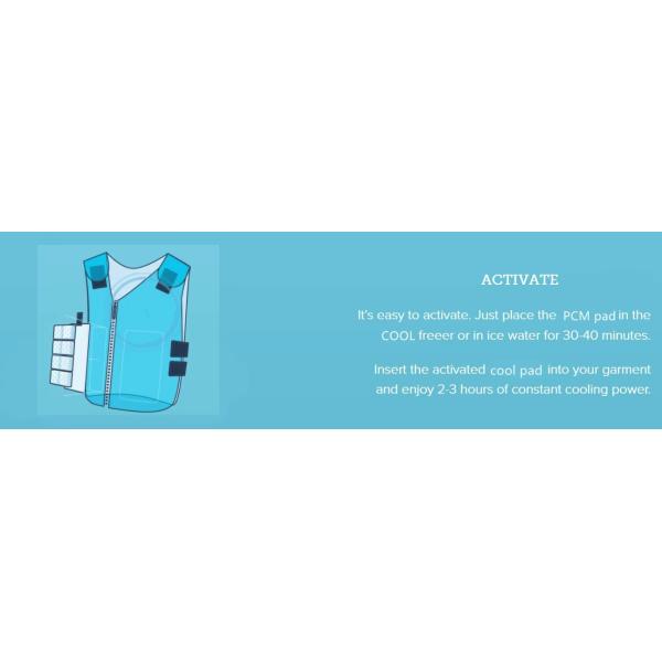 Охлаждающие ледовые жилеты с фазовыми элементами охлаждения для работы на открытом воздухе