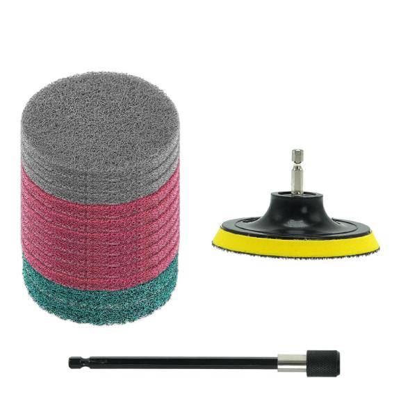 14 Pack Electric Drill Wheel Cleaning Brush Set Power Scrubber Brush Set For Drill