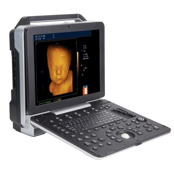 Portable 3D 4D Real Time Color Doppler Ultrasound Scanner Multi Function