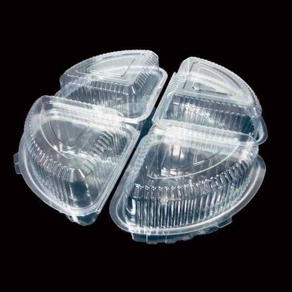 Custom Food-Grade PET Clamshell Packaging for Slice Cakes