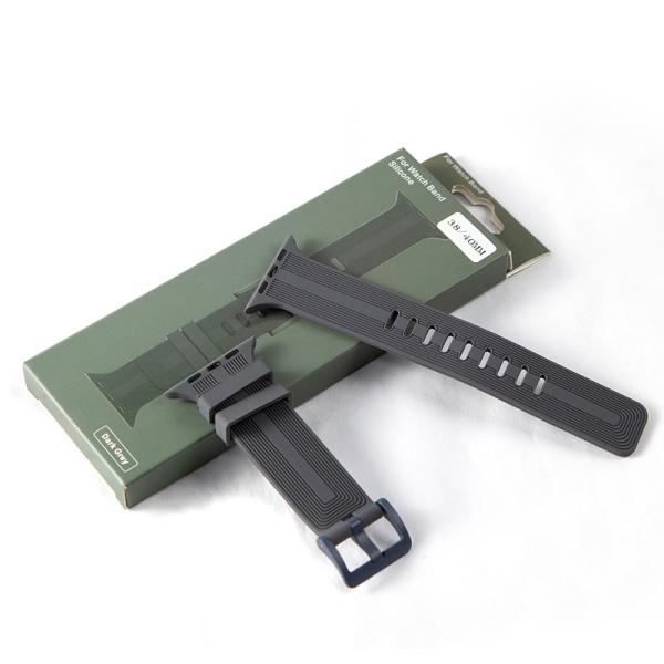 Classic Mens Silicone Watch Straps For Apple Watch Band