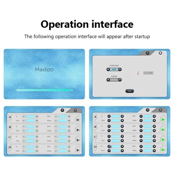 Portable 2 in 1 Fat Freezing EMS Cool Device with 4 Handles for Cellulite Reduction and Minus 10 Degree for Beauty Salon Use