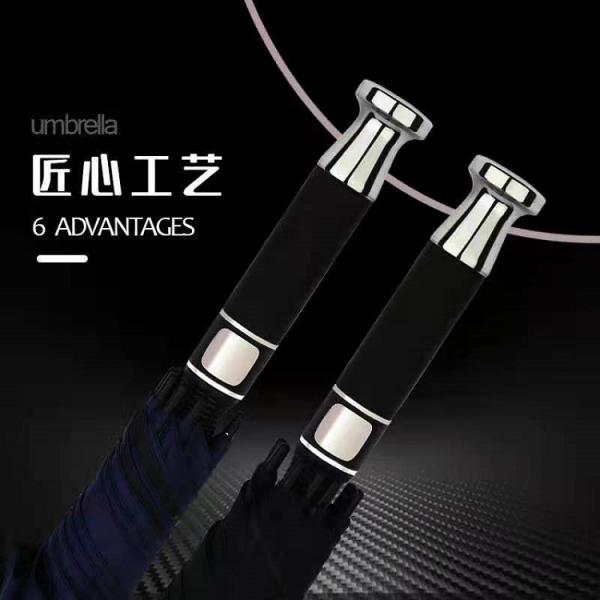 190T Ponegee Fabric Large Umbrella with Customized Logo Printed and Automatic Anti-UV