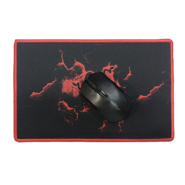 Promotional Computer Rubber Mouse Mat With Overlock For Office Or School
