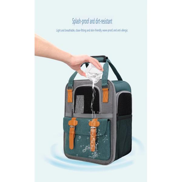 Oxford Pet Carrier Bag Semi Circle Dog Carrier Backpacks Breathable