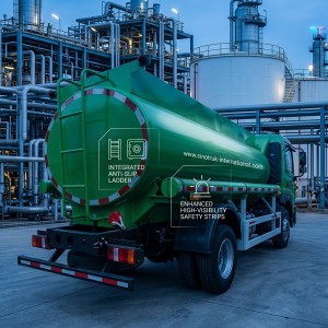 Sinotruk HOWO 8 CBM Capacity Oil Tank Truck with 4x2 Drive Type and Euro III Emission Standard