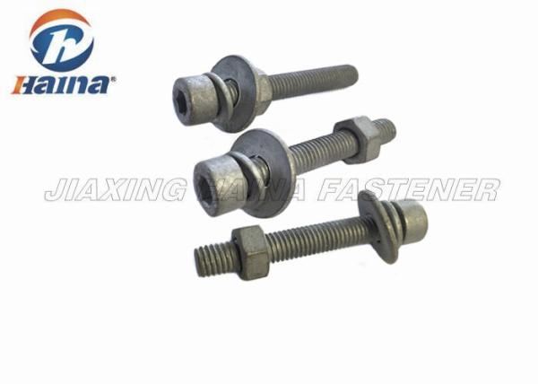 Hot Dip Galvanized Custom Fasteners Hex Head Cap Screw 10.9 Grade For Machinery