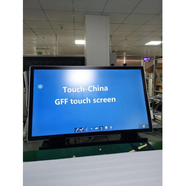 Black Multi Touch Points DC5V 75" GFF PCAP Touch Panel