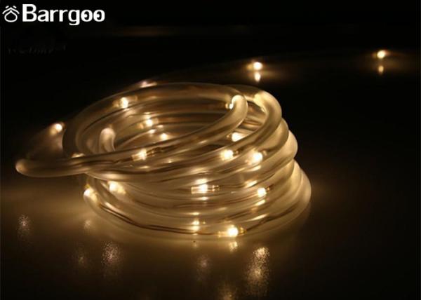 Battery Operated Decorative Patio String Lights , 50 LED Hanging Rope Lights 