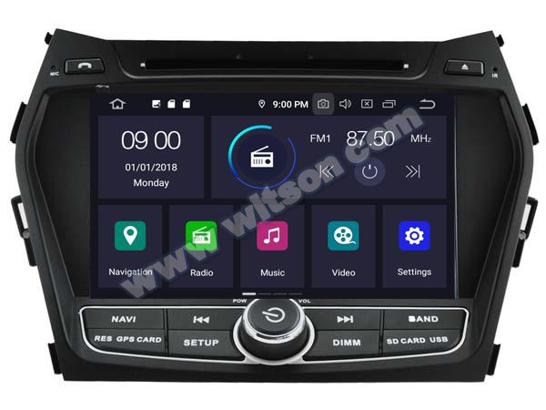 8 Screen OEM Style with DVD Deck For Hyundai Santa Fe 3 IX45 2013-2016  Android Car Stereo