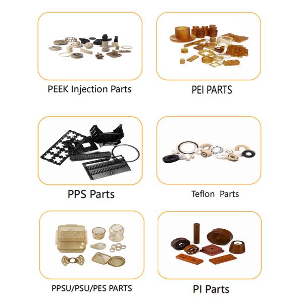 Injection Molding Services PEEK Screws with Weather Resistance and 3D Printing Capabilities