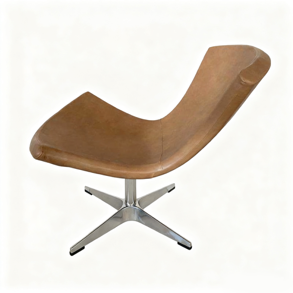 Modern Leather Lazy Lounge Recliner Swivel Chair Living Room Furniture for Bedroom Office Hotel Use