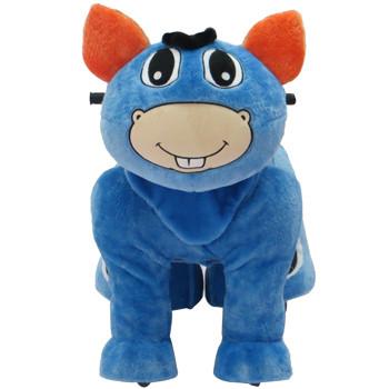 2014 china animal plush toy plush electric toy car for kids