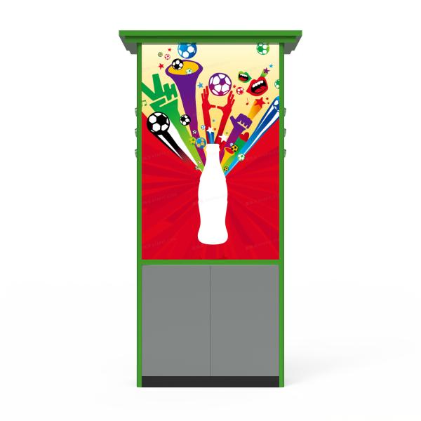 Commercial Supermarket  Blade Advertising Recycling Machine