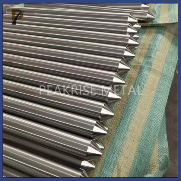 Elétrodos puros lustrados do molibdênio dos materiais de isolação térmica de Rod Electrode For Glass Fiber do molibdênio