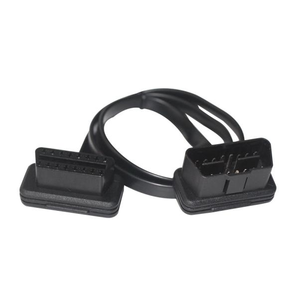 16Pin OBD2 Male to Female Extension Cable for Automotive Diagnostics
